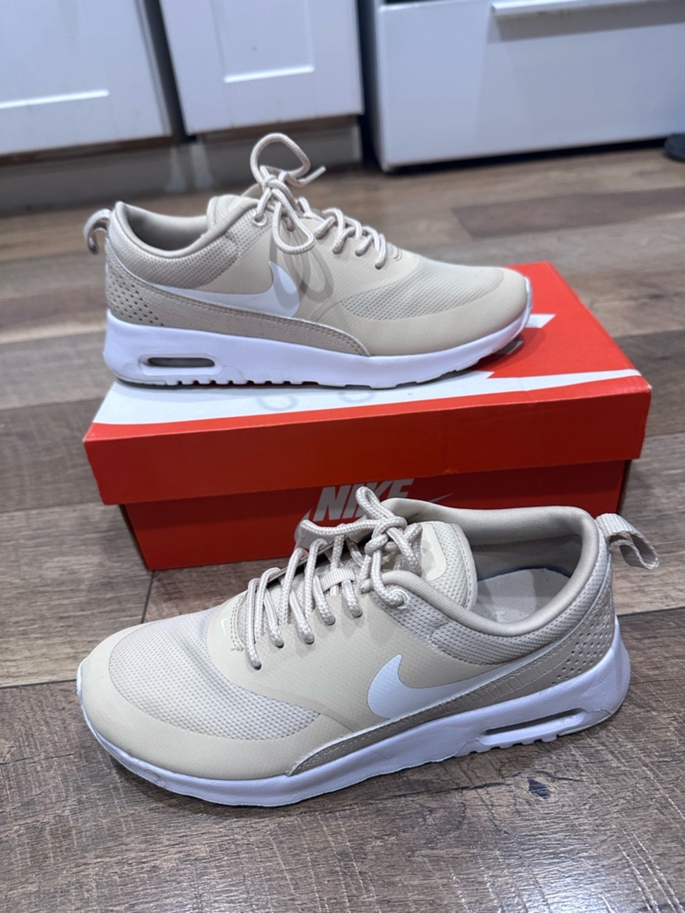 Nike Light Beige Athletic Shoes